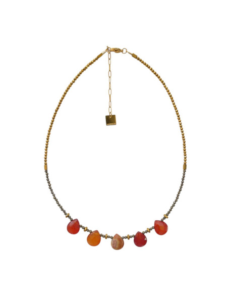 MAISON 91 Collier OLIVIA Cornaline