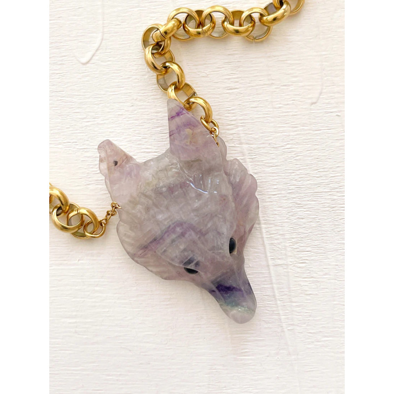 MAISON 91 Collier ROCH Fluorite