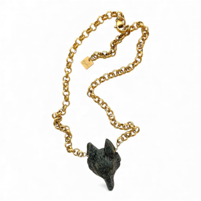 MAISON 91 Collier ROCH Jaspe sang de dragon