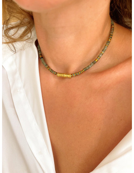 MAISON 91 Collier SVEN Labradorite