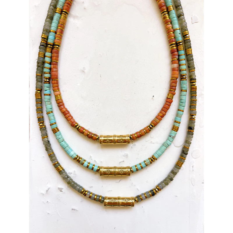 MAISON 91 Collier SVEN Labradorite