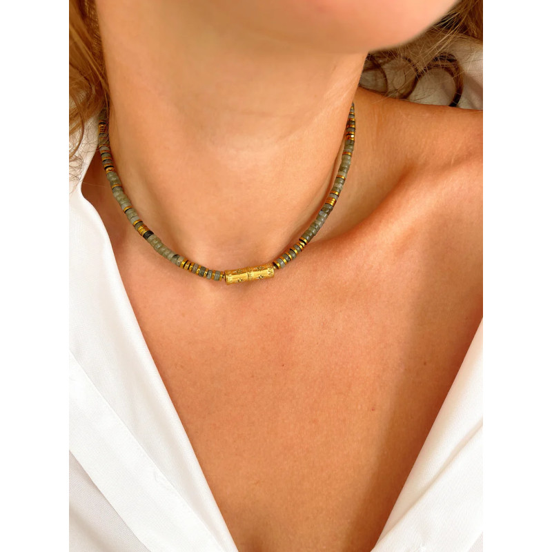 MAISON 91 Collier SVEN Labradorite