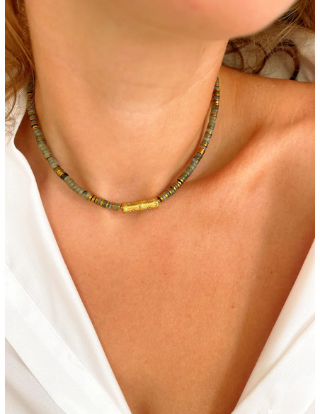 MAISON 91 Collier SVEN Labradorite