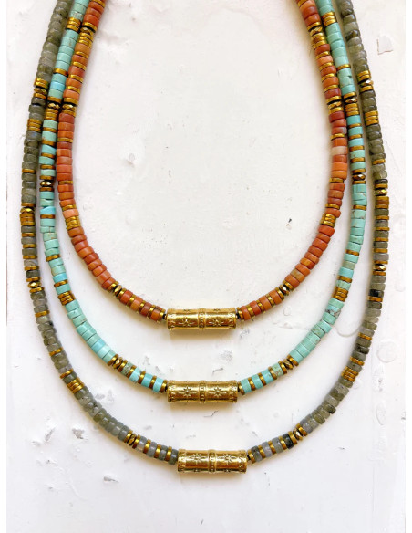MAISON 91 Collier SVEN Turquoise
