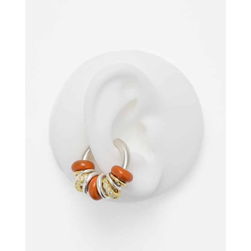 SIGAL Earcuff EYELET SHINY Orange