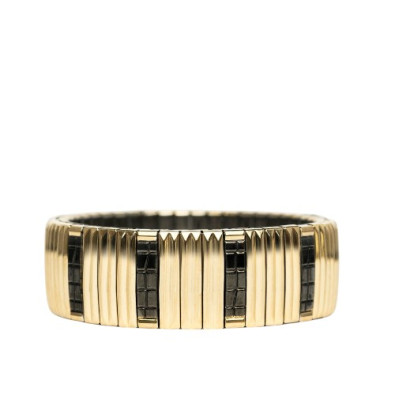 SIGAL Bracelet SIG18 Stripes Gold & Black