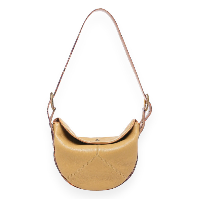 CLARIS VIROT Sac ESTELLE Python Rosavande