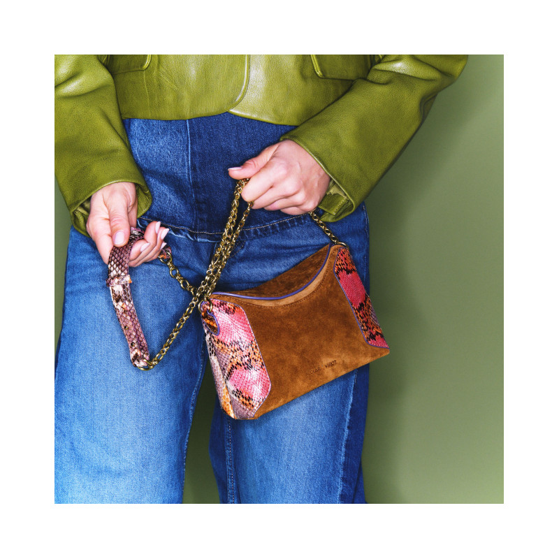 CLARIS VIROT Sac MINI GAIA Rosavande