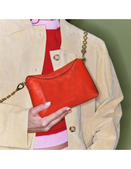 CLARIS VIROT Sac MINI GAIA Coquelicot