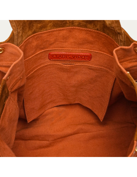 CLARIS VIROT Sac JOSEPH Tabac Terracota