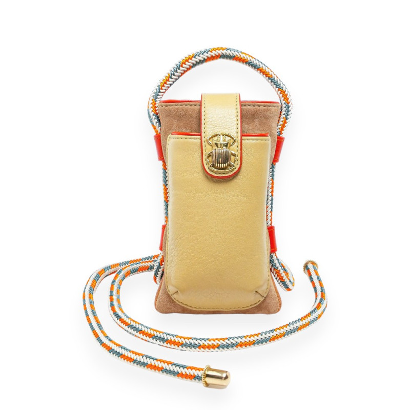 CLARIS VIROT Etui Double MARCUS Off White