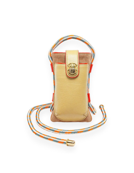 CLARIS VIROT Etui Double MARCUS Off White