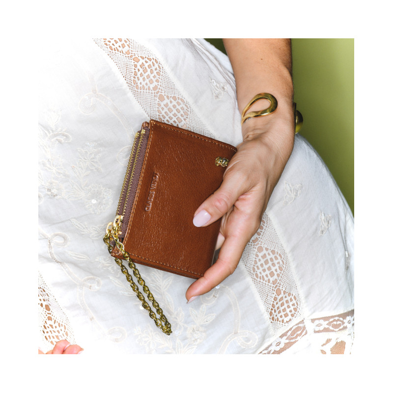 CLARIS VIROT Portefeuille HECTOR Tabac