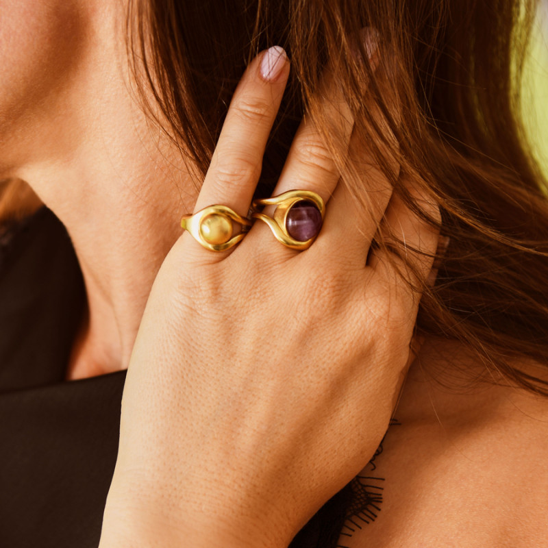 CLARIS VIROT Bague Améthyste OSMOSE