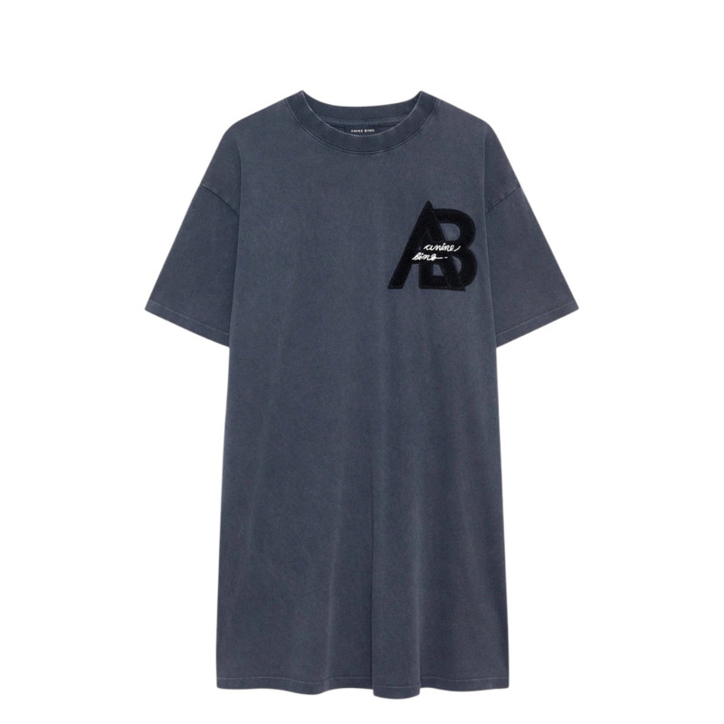 ANINE BING Robe t-Shirt BETH Washed Black