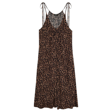 ANINE BING Robe FLORA Léopard