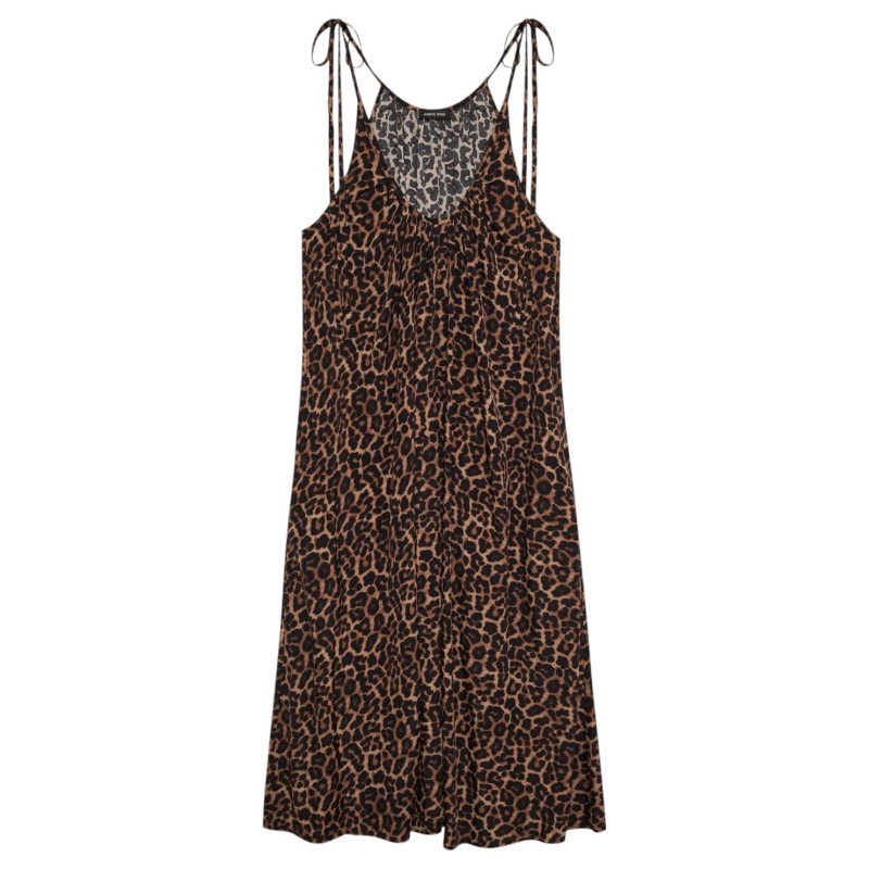 ANINE BING Robe FLORA Léopard