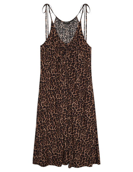 ANINE BING Robe FLORA Léopard