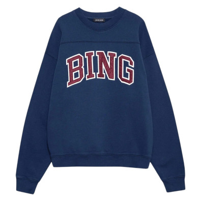 ANINE BING Sweatshirt TRENTON Washed Navy