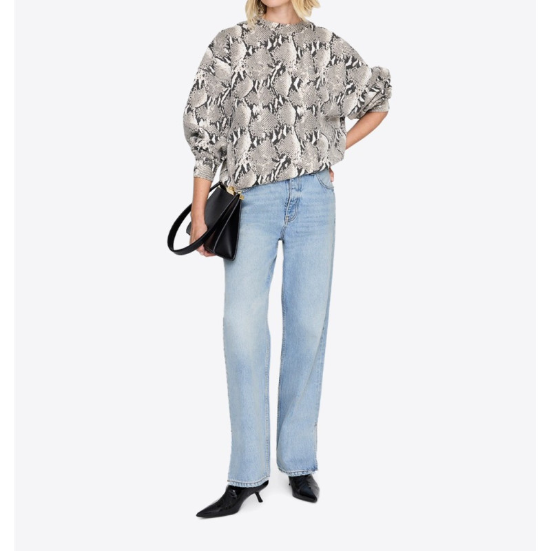 ANINE BING Sweatshirt MILES Python