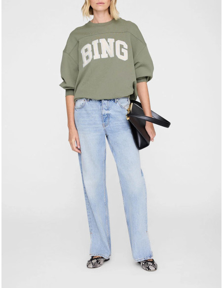 ANINE BING Sweatshirt TRENTON Washed Olive