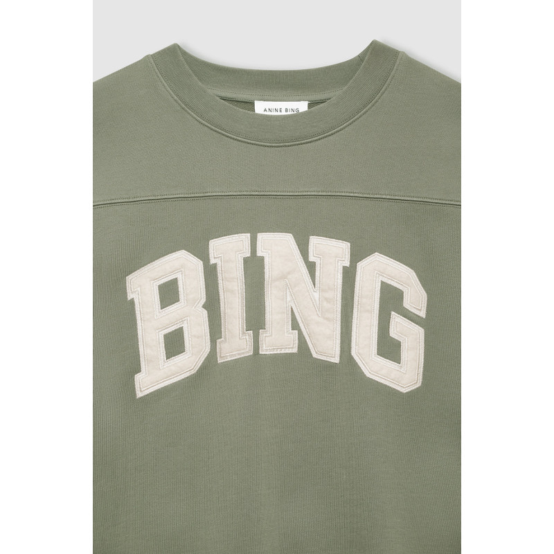 ANINE BING Sweatshirt TRENTON Washed Olive