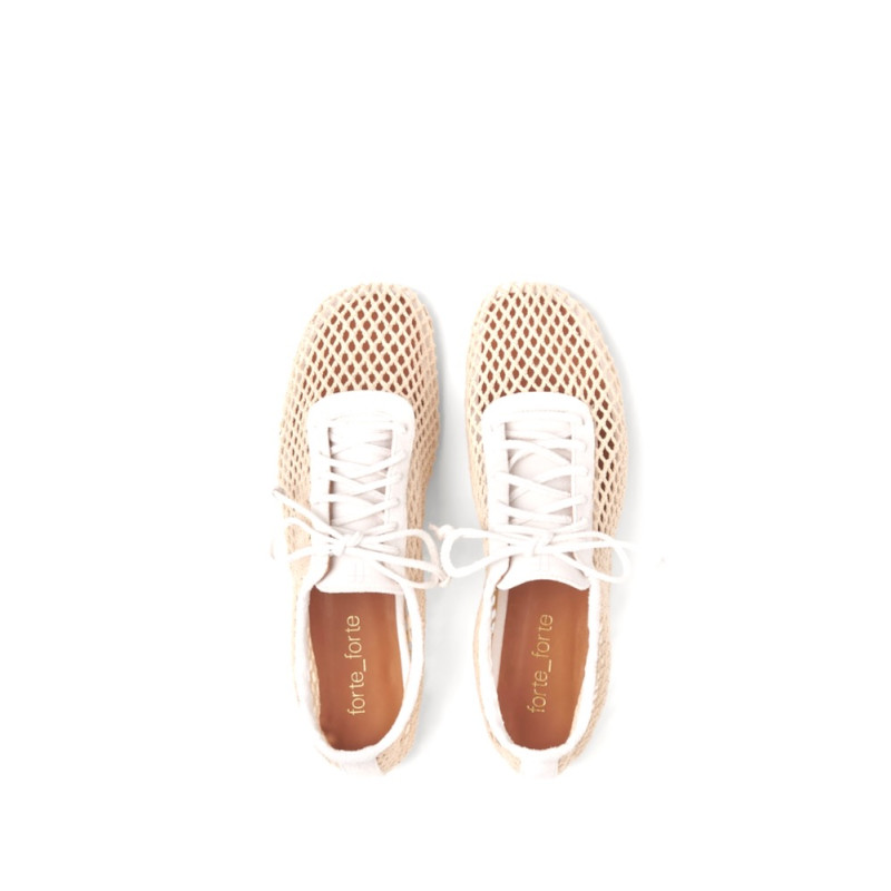 forte_forte derby en crochet ivoire