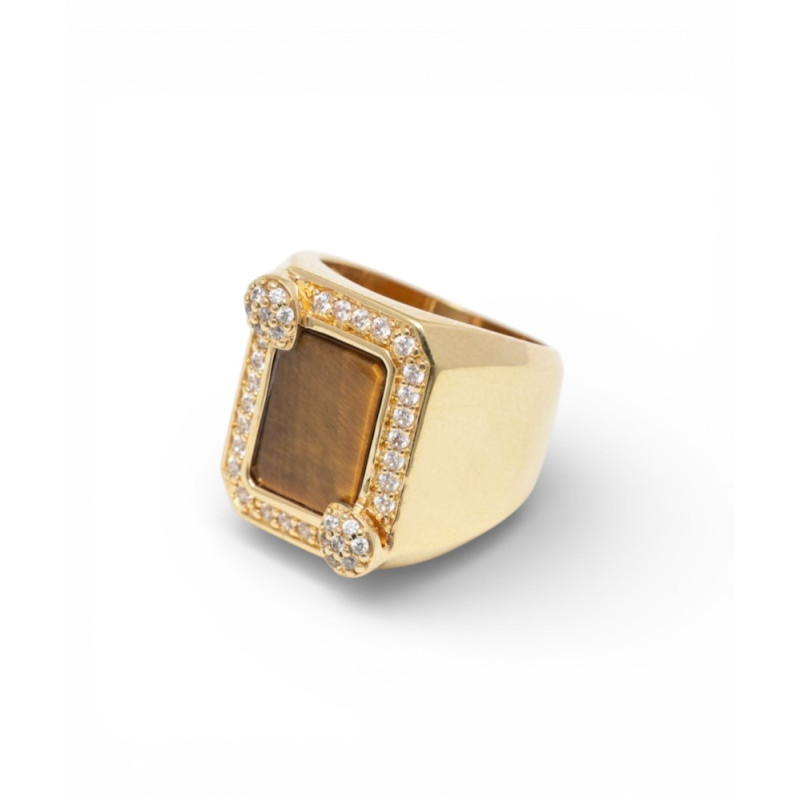 SIGAL Bague AURA camel