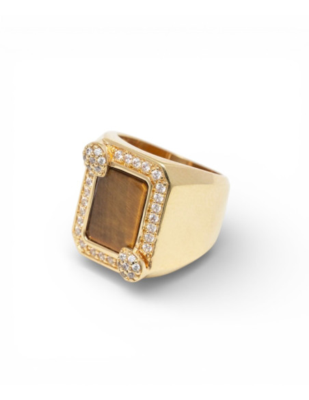 SIGAL Bague AURA camel