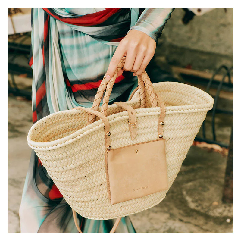 CRAIE STUDIO Panier PRAIA Nubuck Sand