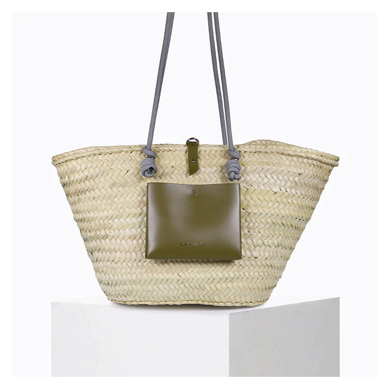 CRAIE STUDIO Panier CALANQUES Kaki Onde