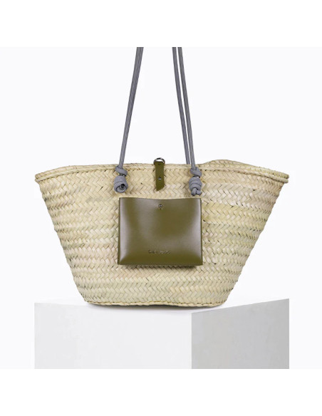 CRAIE STUDIO Panier CALANQUES Kaki Onde