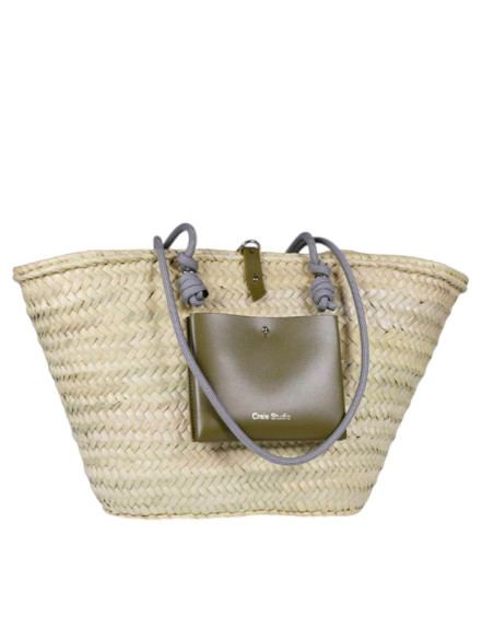 CRAIE STUDIO Panier CALANQUES Kaki Onde