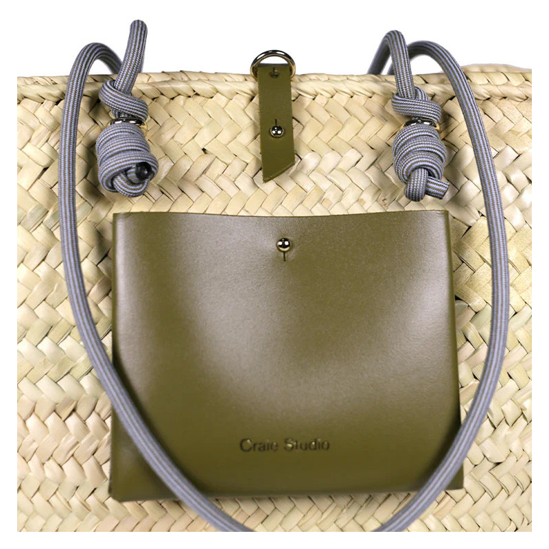 CRAIE STUDIO Panier CALANQUES Kaki Onde