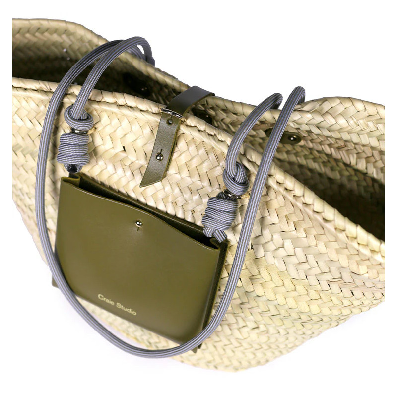 CRAIE STUDIO Panier CALANQUES Kaki Onde