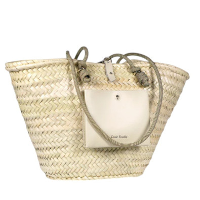 CRAIE STUDIO Panier CALANQUES Creme Rayon
