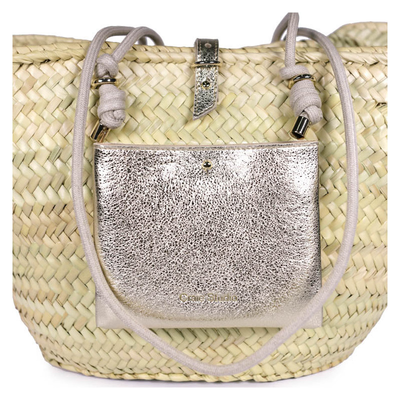CRAIE STUDIO Panier CALANQUES Or Lin