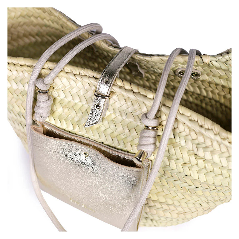 CRAIE STUDIO Panier CALANQUES Or Lin