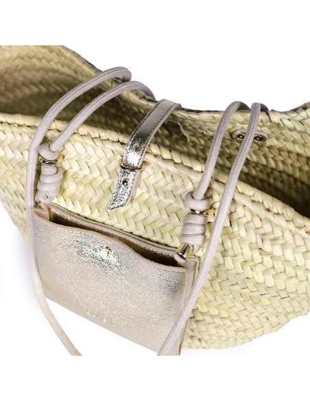 CRAIE STUDIO Panier CALANQUES Or Lin