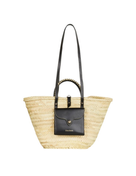 CRAIE STUDIO Panier MONDAY Noir Crème