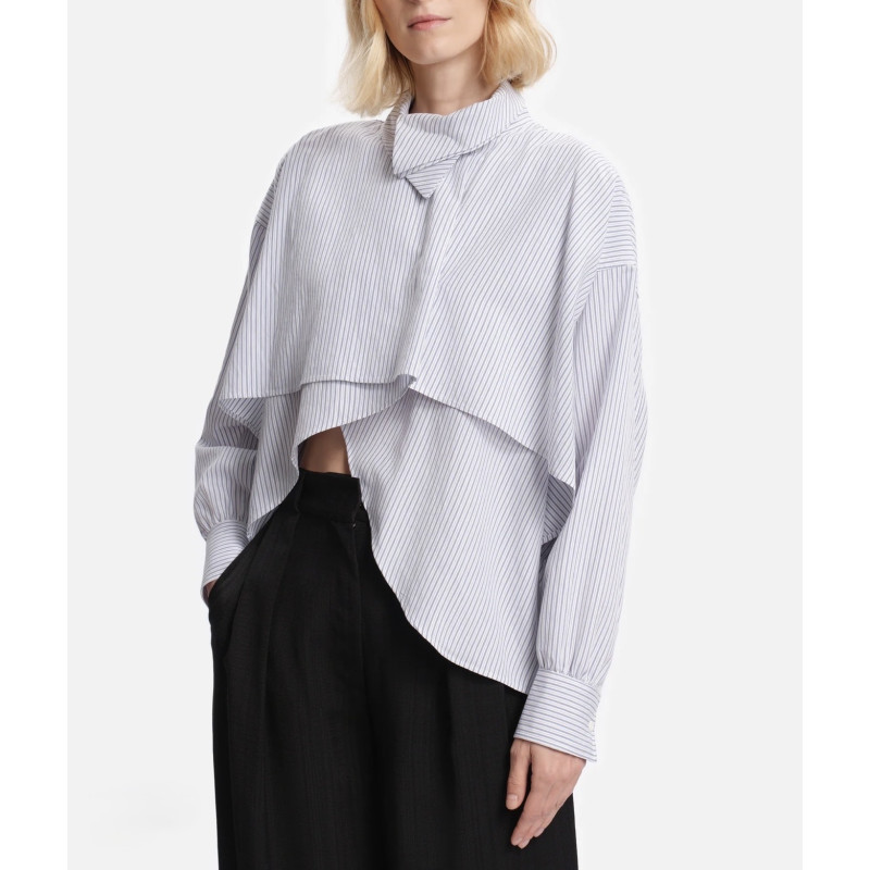 MARGAUX LONNBERG Chemise BIRD Blue Stripes