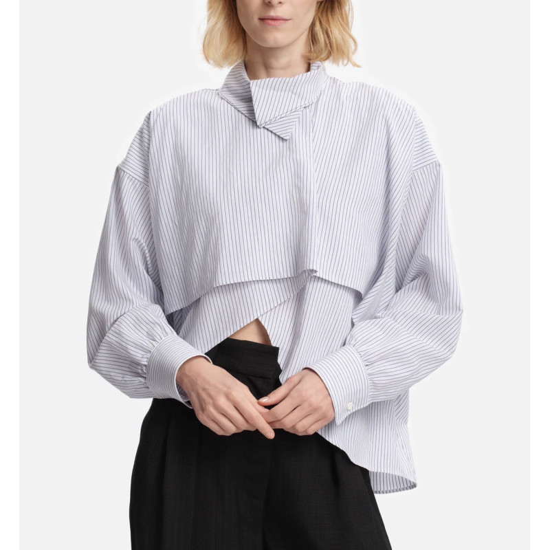 MARGAUX LONNBERG Chemise BIRD Blue Stripes