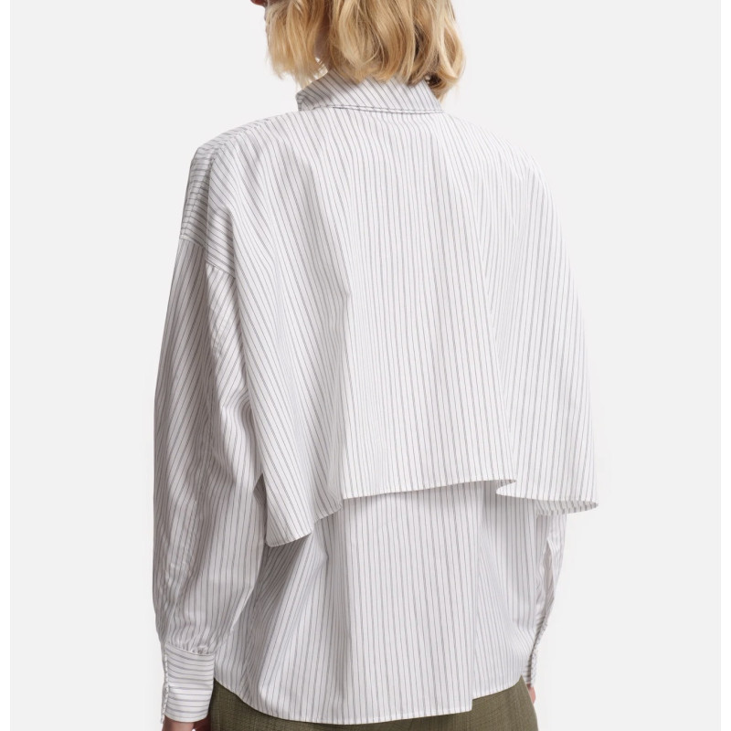 MARGAUX LONNBERG Chemise BIRD Black Stripes
