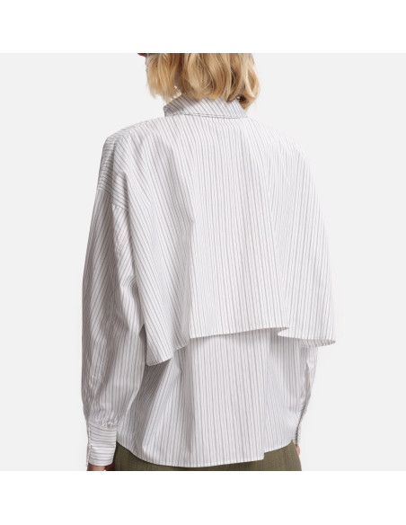 MARGAUX LONNBERG Chemise BIRD Black Stripes