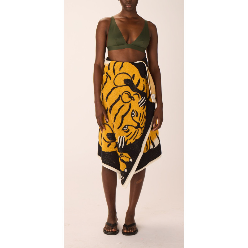 INOUÏ EDITIONS Serviette de Plage ROCKY Noir