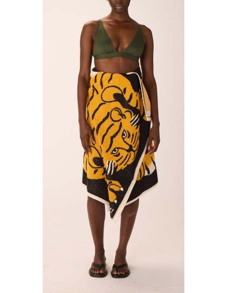 INOUÏ EDITIONS Serviette de Plage ROCKY Noir