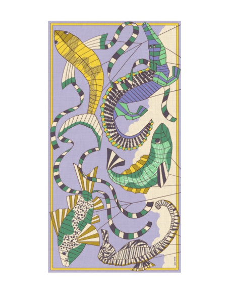 INOUÏ EDITIONS Fouta CERFS VOLANTS