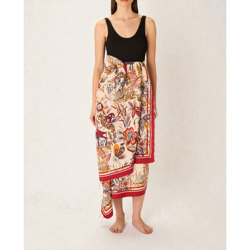 INOUÏ EDITIONS Fouta PAGODE Blanc