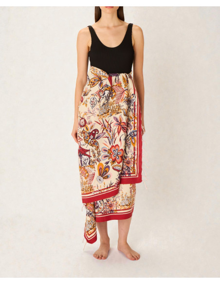 INOUÏ EDITIONS Fouta PAGODE Blanc