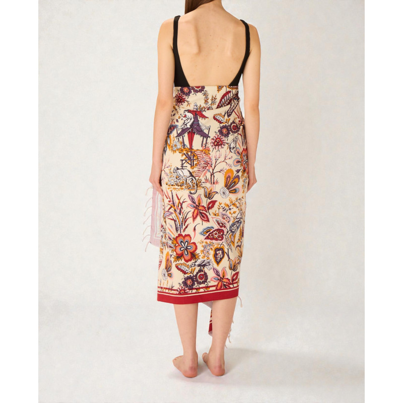 INOUÏ EDITIONS Fouta PAGODE Blanc